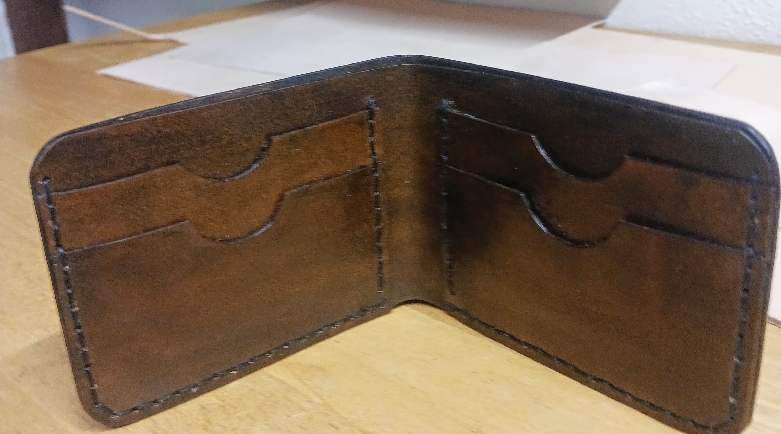 Handcrafted Basket weave Leather Wallet