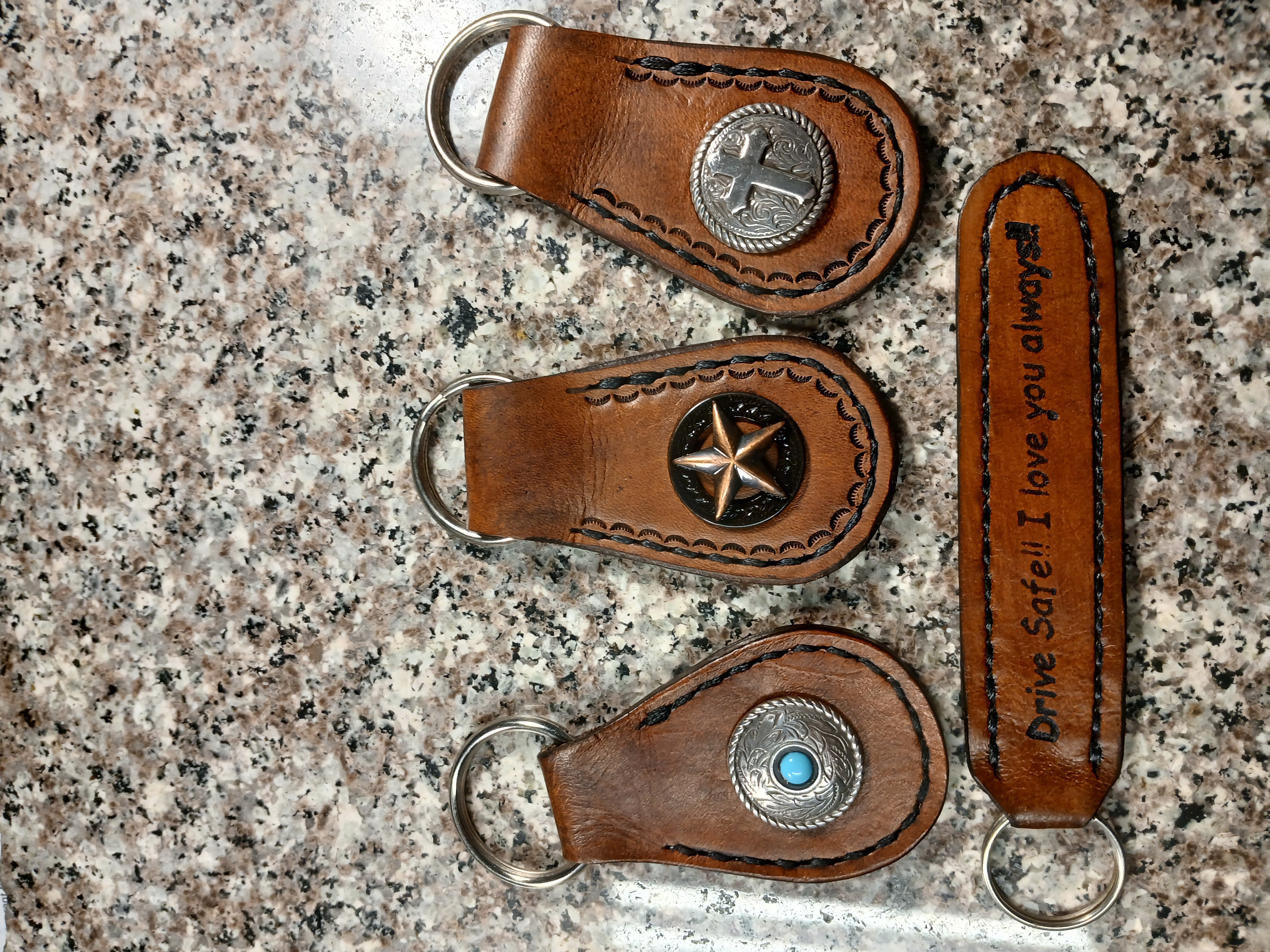 Concho Keychains