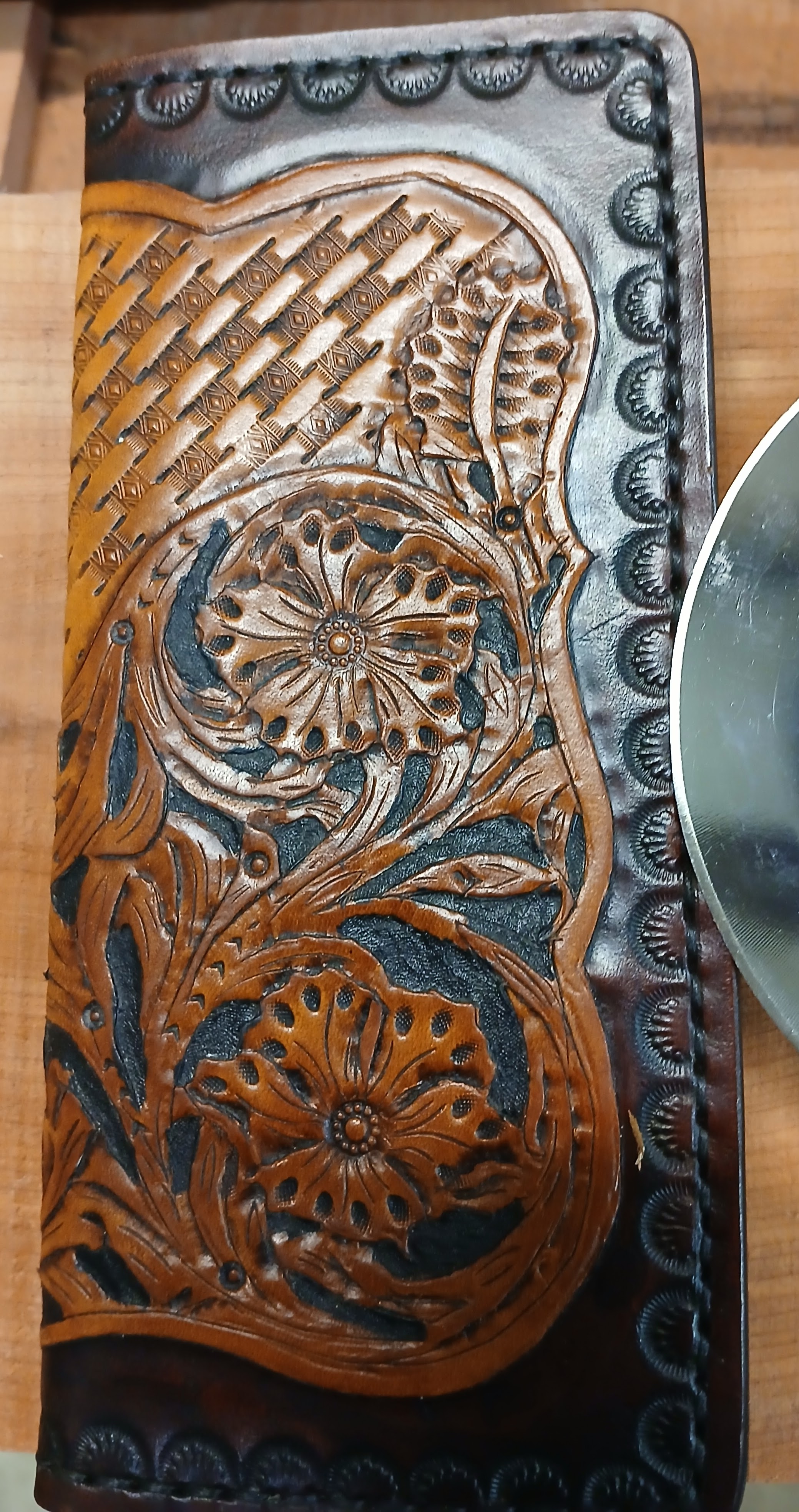 Custom Leather Long Wallet