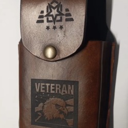 Custom made leather phone case